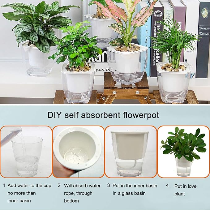 90 Feet 1/6 Inches Self Watering Wick Cord String Cotton Rope for DIY Plant Automatic Watering Device(90)