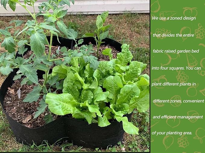 2Packs 30 Gallon Breathable & Durable Fabric Grow Bags - 2x2FT Heavy Duty Nonwoven Fabric Pots for Indoor Outdoor Vegetable and Flower, Perfect for Spring and Summer Gardening