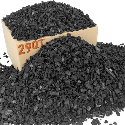 29 Quarts Horticultural Charcoal for Plants-Plant Charcoal Soil Amendment for Potting Indoor Plants, Succulent, Paphiopedilum, Bonsai, Terrarium,and Gardening