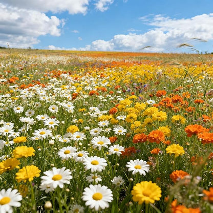 2000+ Pyrethrum Seeds, Mixed Color Pyrethrum Tanacetum Chrysanthemum Plant Garden Flower Seeds, Ideal for Chrysanthemum Flower for Planting Outdoor Perennial Garden Home Attracts Pollinators