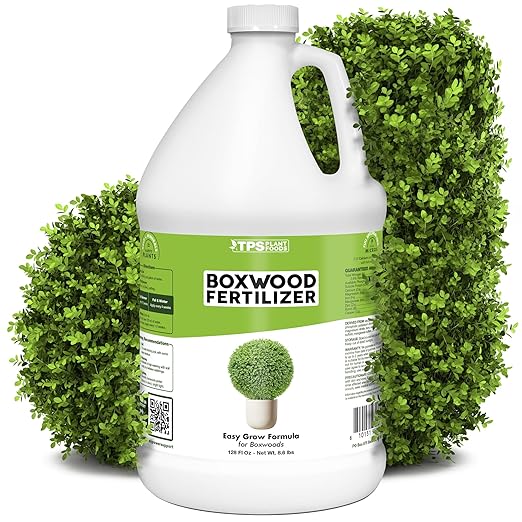 Boxwood Fertilizer, Complete Liquid Boxwood Shrub Plant Food, 1 Gallon (128 oz)