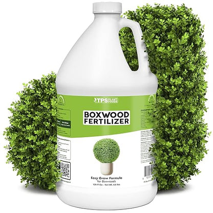Boxwood Fertilizer, Complete Liquid Boxwood Shrub Plant Food, 1 Gallon (128 oz)