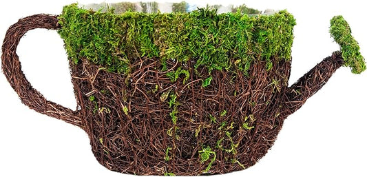 SuperMoss (55261) 9" Deco Watering Can Planter Basket, Large