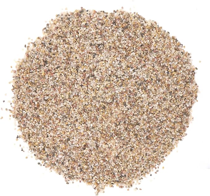 Coarse Sand. Golden Color. 1/8 Inch 2 lbs. for Potting Soil, Succulents, Pots, Plants, Gardening, Indoor, Crafting, Vase Fillers (X-Mini (0.125 Inch), COARSE Sand - Golden, 2)