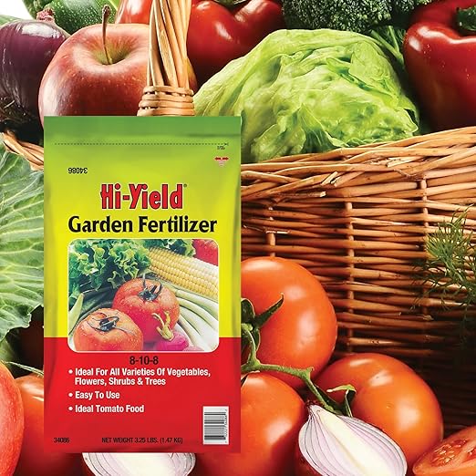 Hi-Yield (34086) Garden Fertilizer 8-10-8 (3.25 lbs.)
