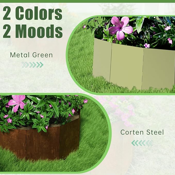 Decoroca Hillside Planter for Slope - Innovative & Durable Terrace-Style Planters for Slope Gardening - Prevent Soil Erosion, Beautify Hillsides & Landscapes (40" W x 14" H/Set of 4)