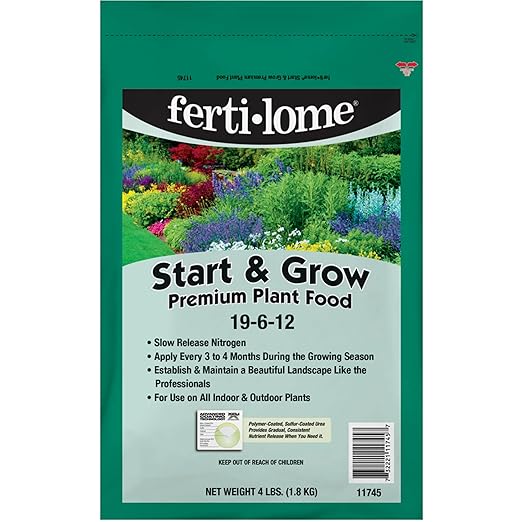 Fertilome (11745) Start & Grow Premium Plant Food 19-6-12 (4 lbs.)