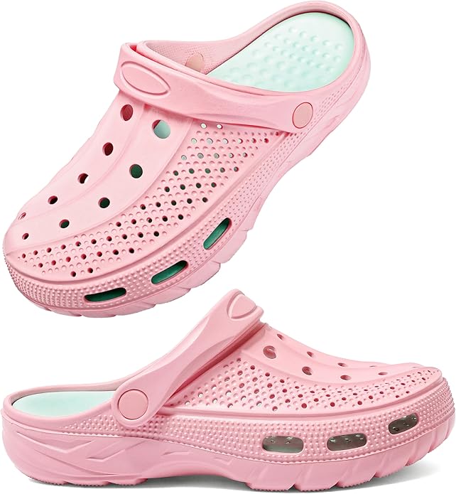 Women Men Orthopedic Clogs Arch Support Garden Shoes Sandals Slippers with Plantar Fasciitis Insoles