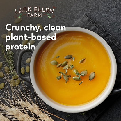Lark Ellen Farm Sprouted Organic Pumpkin Seeds – Raw, Unsalted, Air-Dried Pepitas for Snacking, Salads, Trail Mix – USDA Organic, Non-GMO, Vegan, Gluten-Free, Resealable Bag (14 oz, 6-Pack)