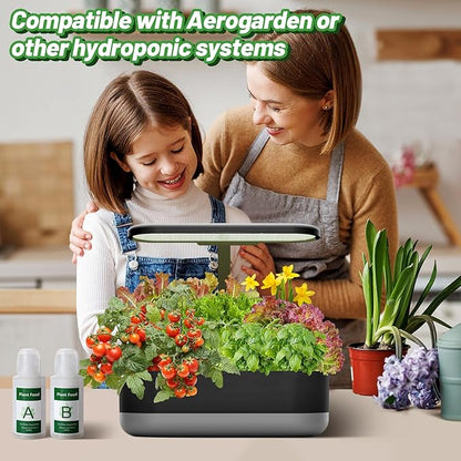 Bigmeta Hydroponic Pods Kit Compatible with Aerogarden -50pcs Growing Sponge, Plant Basket, Pod Labels, Seed Starter Sprout Kit for Grow Anything with Plant Food, for Most Indoor Systems