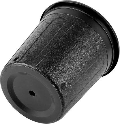 JEUIHAU 26 Pack 1 Gallon Plastic Nursery Pots, Black Plant Pots with Drainage Holes, Flower Plant Container Seed Starting Pot
