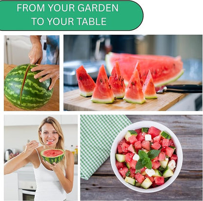 Crimson Sweet Watermelon Seeds for Planting – Heirloom, Non-GMO Watermelon Seeds for Home Gardens, Large Sweet Red Watermelons with Seeds | Woods Creek Seeds
