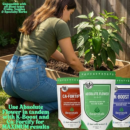 K-Boost Potassium Fertilizer – Promotes Flower Growth, Density, Aroma, & Potency – Ideal for Garden – Easy to Use Plant Fertilizer Outdoor– Long-Lasting 100-Day Release – 3 Pound