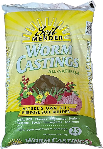Worm Castings 25 Lbs. Soil Amendment