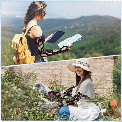 Gardening Sleeves for Women Farm Sun Protection Thorn Proof Cooling Arm Sleeves to Cover Arms for Garden Sports