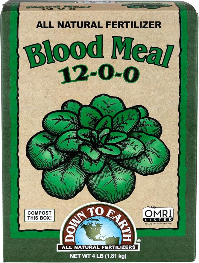 Down to Earth Blood Meal Fertilizer Mix 12-0-0, 5 lb