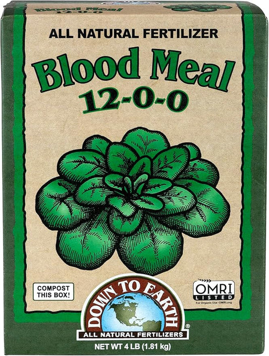 Down to Earth Blood Meal Fertilizer Mix 12-0-0, 5 lb