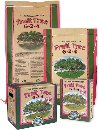 Down To Earth All Natural Fertilizers Organic Fruit Tree - Plant Food for Apples, Pears, Plums and Tropical Fruit Trees 6-2-4, 50 lb