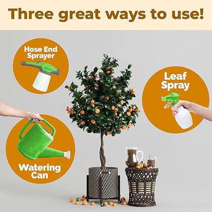 Orange Tree Fertilizer, Complete Liquid Orange Tree Citrus Plant Food, 1 Gallon (128 oz)