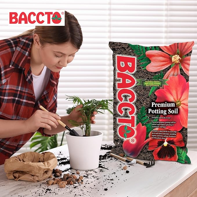 Michigan Peat General All Purpose Premium Potting Soil with Perlite for Indoor Outdoor Pots, Raised Bed, and Container Gardening, 50 lb Bag, 50 Pack