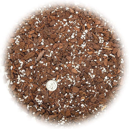GARDENERA Monstera Esqueleto Potting Mix - Retains Moisture and Enhances Root Growth - 5 Quart