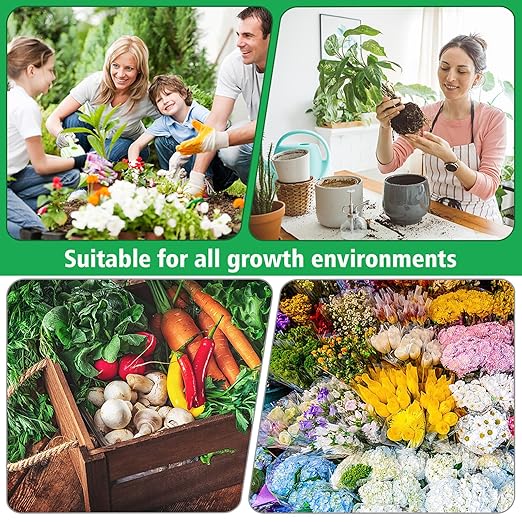 Premium Biochar Soil Conditioner 19.4oz, Soil Activator for Plants, Organic Bone Meal Fertilizer for Potted Seedling Composting, Humic Acid for Lawn for Houseplants, Gardens, Lawns