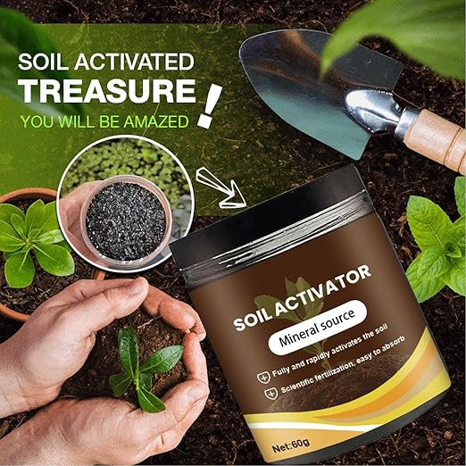 Soil Activated, 2025 Organic Soil Activator & Plant Fertilizer for Raised Garden Beds, Dirt Health Booster, Liquid Fertilizer for Indoor & Outdoor Plants for Raised Garden Beds, Potting Mix (2PC)