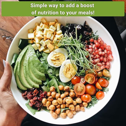 Sow Right Seeds - Superfood Microgreen Seed Mix for Growing - Instructions to Quickly Sprout Your Own Healthy Microgreens - Plant indoors with no special equipment - Non-GMO Seeds for Sprouting