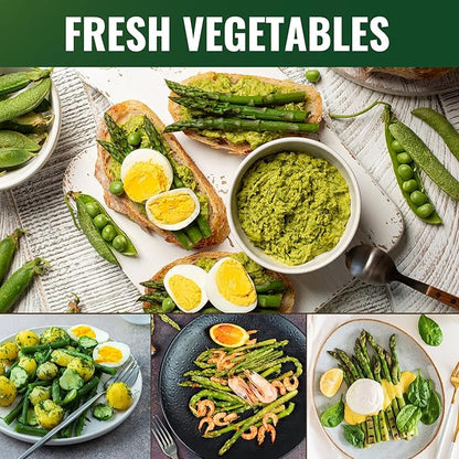 Mary Washington Asparagus Seeds - 900 Seeds, Non-GMO Heirloom Seeds with Planting Instructions for Outdoor Home Gardens