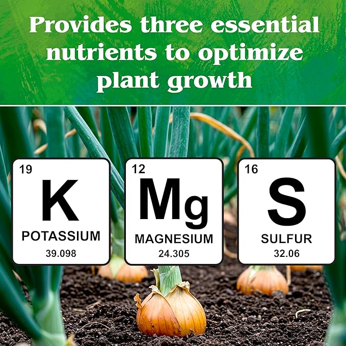 Down To Earth All Natural Fertilizers Organic Solution Grade Langbeinite - Professional Grade Potassium Magnesium Sulfate Powder 200 mesh for Liquid or Spray 0-0-21.5, 1 lb