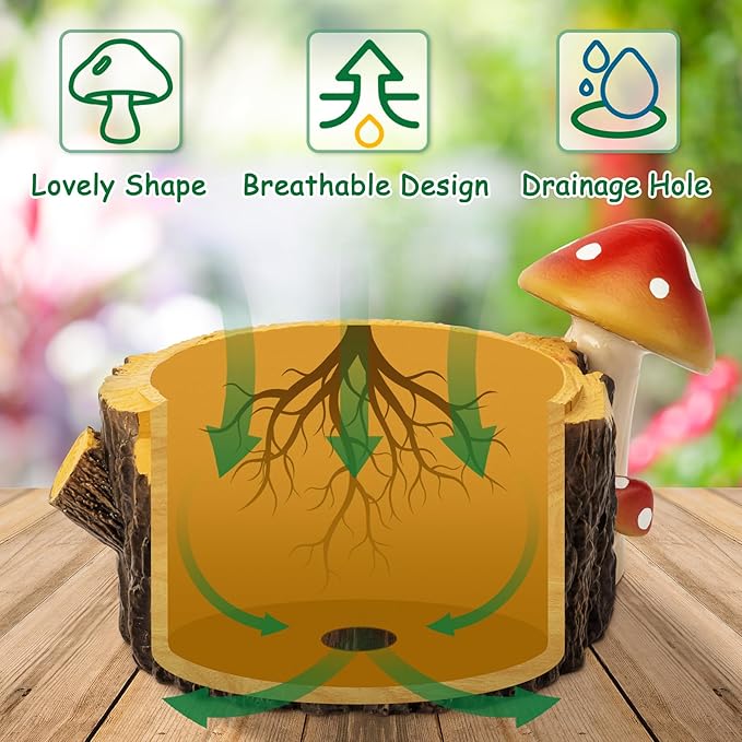 Owl Succulent Planters Flower Plant Pots for Plants with Drainage Hole，Planter Pots for Indoor Plants/Succulent/Cactus,Indoor Planter for Home Office Garden Decor