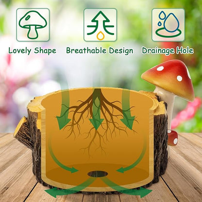Owl Succulent Planters Flower Plant Pots for Plants with Drainage Hole，Planter Pots for Indoor Plants/Succulent/Cactus,Indoor Planter for Home Office Garden Decor