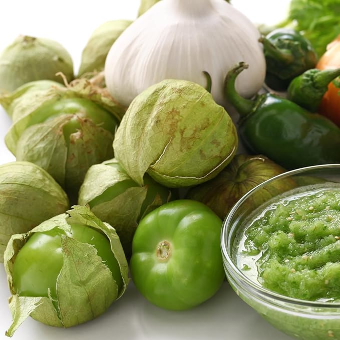Seed Needs Tomatillo Seeds for Planting Grande Rio Verde Tomatillos - Non-GMO Heirloom & Untreated - Grow a Home Grown Outdoor Vegetable Garden - Great for Salsa & Mexican Cuisine (5 Packs)
