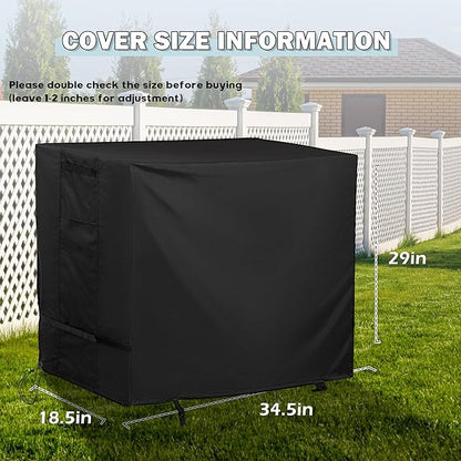Outdoor Raised Garden Bed Cover for Best Choice Products 34x18x30in Raised Garden Bed, Outdoor Planter Box Stand Cover for Mobile Elevated Wood Planter/Planting Bed