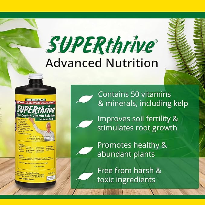 SUPERthrive The Original Vitamin Solution with Kelp 1 Quart