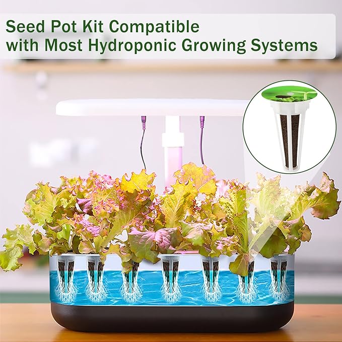 DECYOOL 148pcs Garden Pods, Hydroponic Pods Kit, Grow Anything Kit