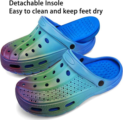 Women Men Orthopedic Clogs Arch Support Garden Shoes Sandals Slippers with Plantar Fasciitis Insoles