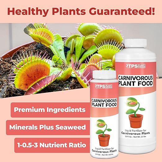 Carnivorous Plant Fertilizer, Complete Liquid Plant Food for All Carnivorous Plants, 32 oz (1 Quart)