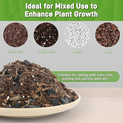 9 Quarts Horticultural Charcoal for Indoor Plants-Hardwood Potting Soil Amendment for Orchids, Succulent, Cactus, Terrariums, and Gardening