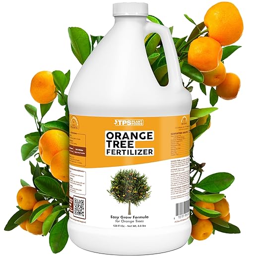 Orange Tree Fertilizer, Complete Liquid Orange Tree Citrus Plant Food, 1 Gallon (128 oz)