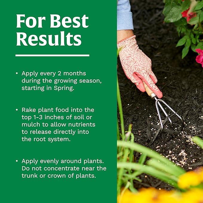 Scotts All Purpose Flower and Vegetable Continuous Release Plant Food, For Outdoor In-Ground Plants, 3 lb.
