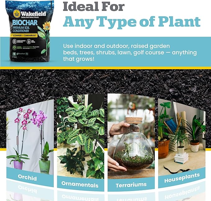 Wakefield Biochar with CarbonBoost One Cubic Foot Bag