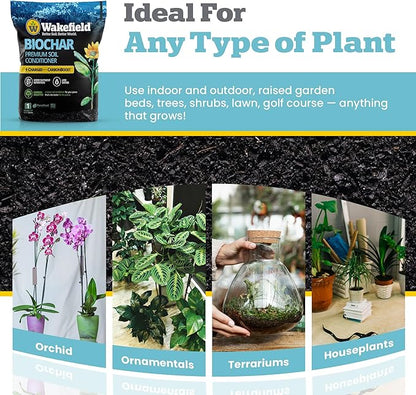 Wakefield Biochar with CarbonBoost One Cubic Foot Bag