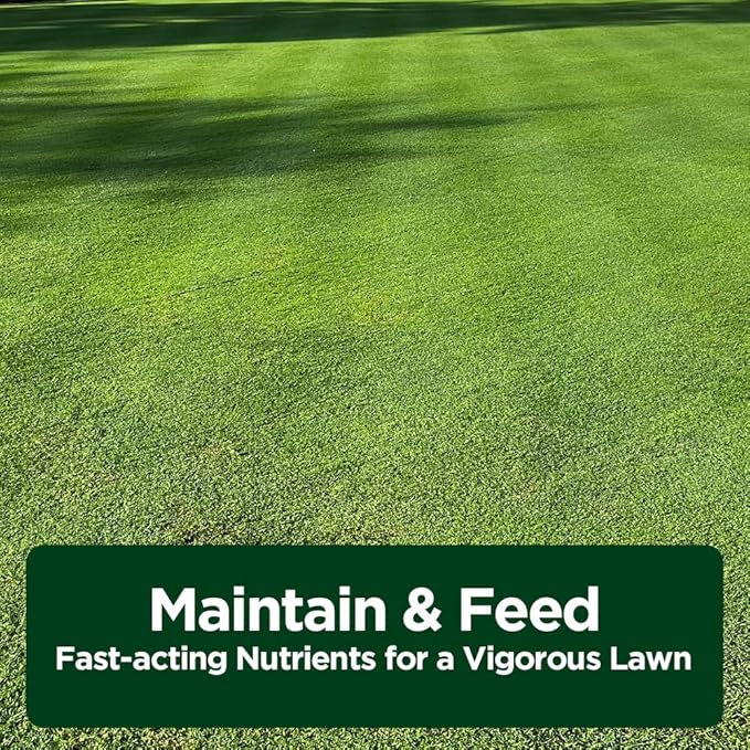 Advanced 16-4-8 Lawn Fertilizer - Liquid Lawn Food Spring & Summer Concentrated Spray - Any Grass Type- Fish and Seaweed Kelp- Balanced NPK - Simple Lawn Solutions (64 Ounce)