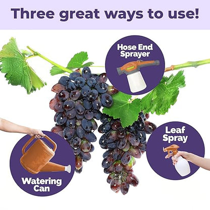 Grape Fertilizer for Grape Vines, Great for All Varieties Including Concord, Thompson Seedless, Chardonnay, and More, Liquid Fertilizer by TPS Plant Foods, 1 Gallon (128 oz)