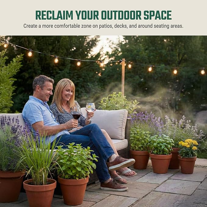 Tactiko Garden Aromatic Herb Seed Kit for Mosquito Season – 6 Individual Seed Packets for Patio & Deck - Lavender, Lemongrass, Marigold, Catnip, Lemon Balm. Basil – Starter Kit with 6 Coir Soil Discs