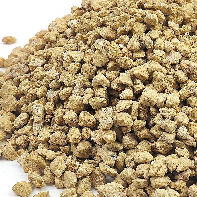 2 lbs Maifanitum Stones for Succulent,1/4 Inch Decorative Rocks for Indoor Plants, Bonsai, Soil Cover. Small Stone of Lightweight for Promote Soil Root Growth, Water Drainage and Plant Growth