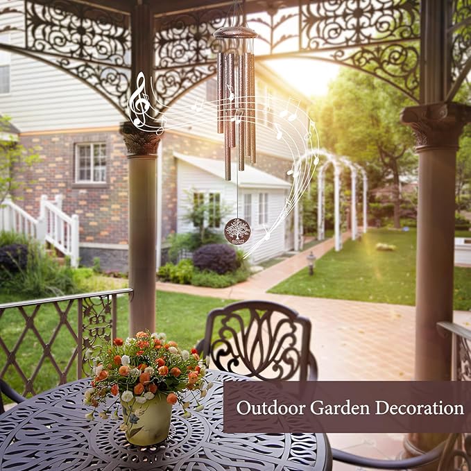 Memorial Gifts for Loss of Son, 25'' Memorial Wind Chimes for Loss of Son, Sympathy Gifts Bereavement/Condolence/Remembrance Gifts