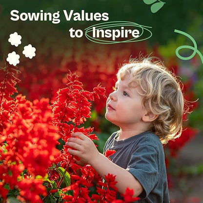 SVI 1000 Red Sage Seeds for Planting Outdoors (Salvia coccinea) – Scarlet sage, Deer Resistant Wildflower – Heirloom Flower Seeds to Plant Outside & Inside Garden, Beds, Containers