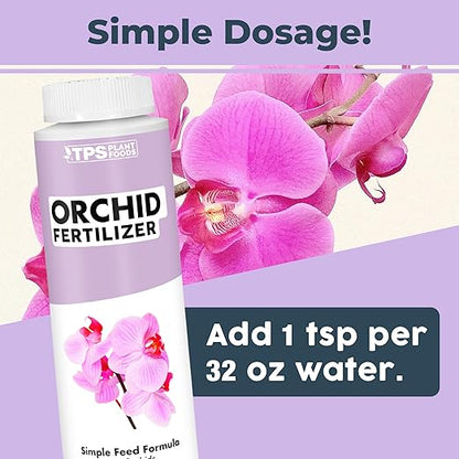 Orchid Fertilizer– Liquid Orchid Plant Food for All Varieties, Supports Healthy Growth & Blooms, 8 oz
